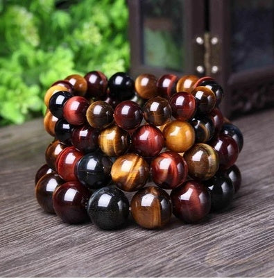 The Power Within: Tiger Eye Buddha Bead Bracelet