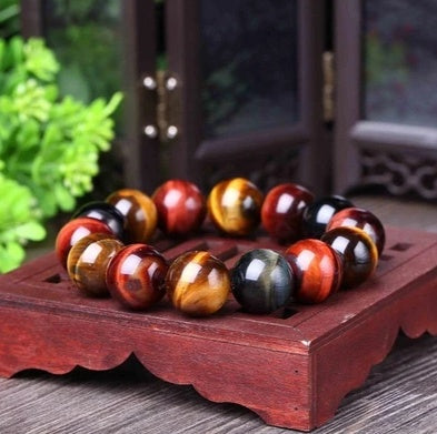 The Power Within: Tiger Eye Buddha Bead Bracelet