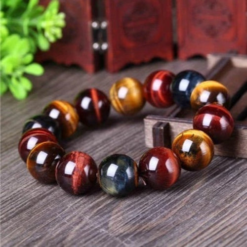 The Power Within: Tiger Eye Buddha Bead Bracelet